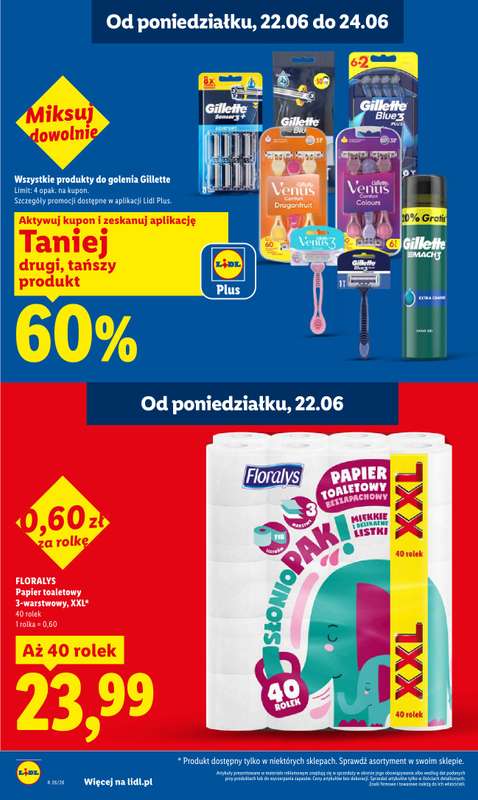 Lidl - gazetka promocyjna Oferta od poniedziałku od poniedziałku 22.06 do środy 24.06 - strona 16