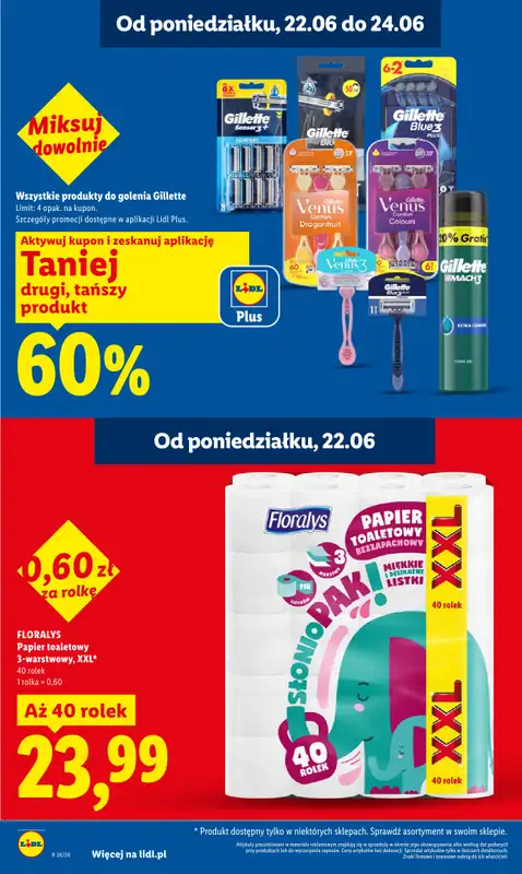 Lidl - gazetka promocyjna Oferta od poniedziałku od poniedziałku 22.06 do środy 24.06 - strona 16
