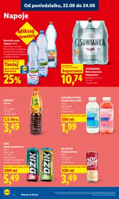 Lidl - gazetka promocyjna Oferta od poniedziałku od poniedziałku 22.06 do środy 24.06 - strona 72