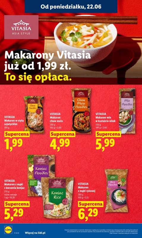 Lidl - gazetka promocyjna Oferta od poniedziałku od poniedziałku 22.06 do środy 24.06 - strona 44