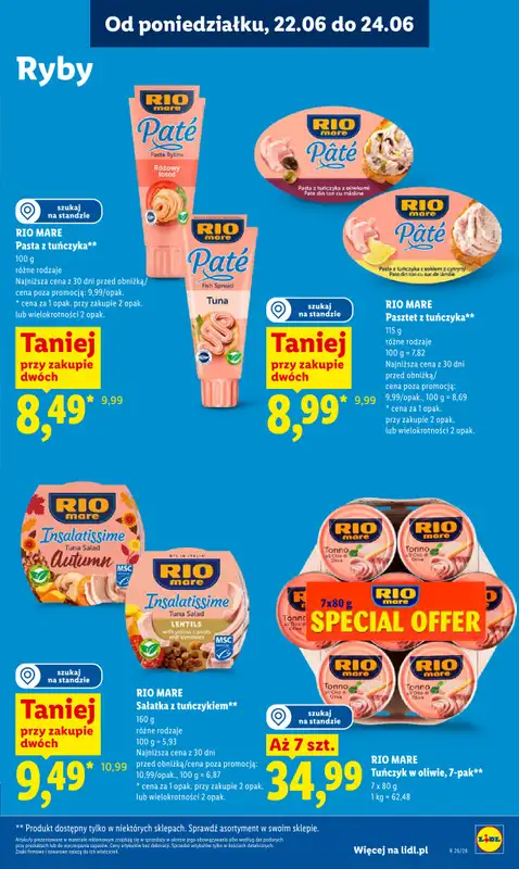 Lidl - gazetka promocyjna Oferta od poniedziałku od poniedziałku 22.06 do środy 24.06 - strona 59