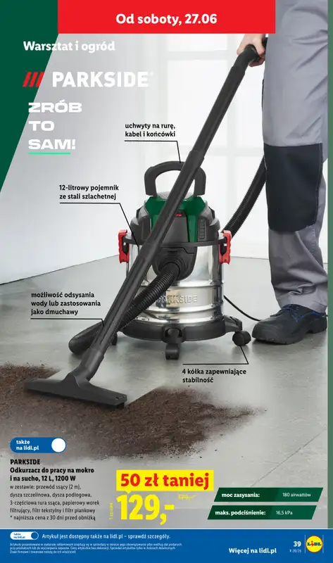 Lidl - gazetka promocyjna Katalog od poniedziałku 22.06 do soboty 27.06 - strona 47
