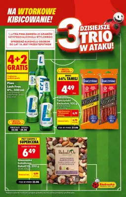 Biedronka - gazetka promocyjna Wtorkowe kibicowanie od wtorku 23.06 do wtorku 23.06 - strona 4