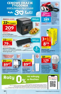 Auchan - gazetka promocyjna Gazetka 30 Lat Hipermarket Auchan od czwartku 25.06 do środy 01.07 - strona 42
