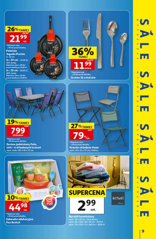 Auchan - gazetka promocyjna Gazetka 30 Lat Hipermarket Auchan od czwartku 25.06 do środy 01.07 - strona 9