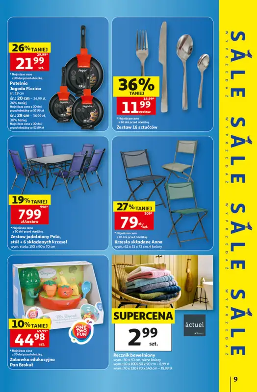 Auchan - gazetka promocyjna Gazetka 30 Lat Hipermarket Auchan od czwartku 25.06 do środy 01.07 - strona 9