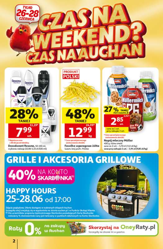 Auchan - gazetka promocyjna Gazetka 30 Lat Hipermarket Auchan od czwartku 25.06 do środy 01.07 - strona 2