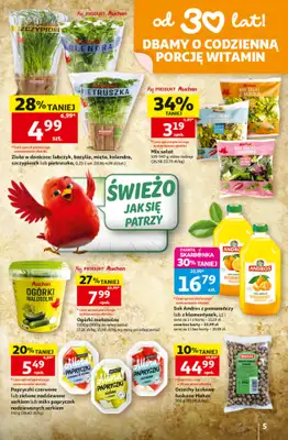 Auchan - gazetka promocyjna Gazetka 30 Lat Hipermarket Auchan od czwartku 25.06 do środy 01.07 - strona 5