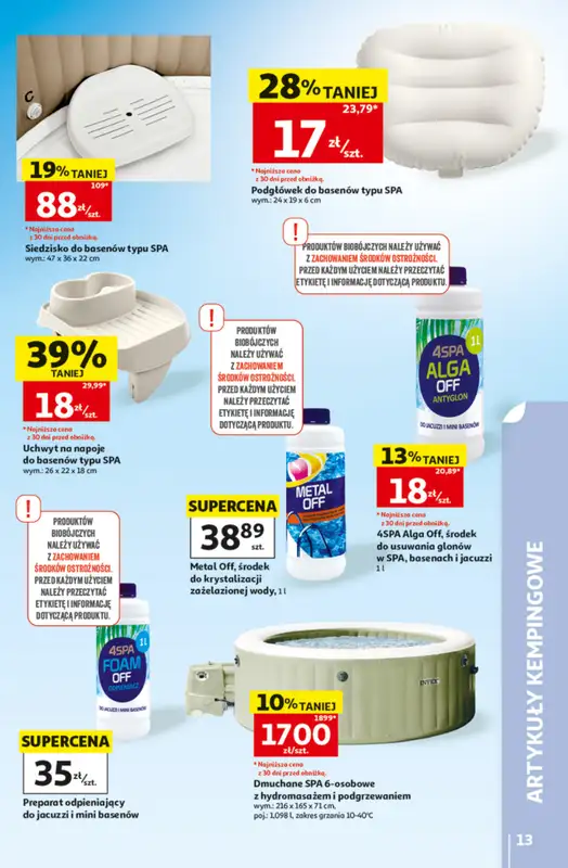 Auchan - gazetka promocyjna Gazetka 30 Lat Hipermarket Auchan od czwartku 25.06 do środy 01.07 - strona 13
