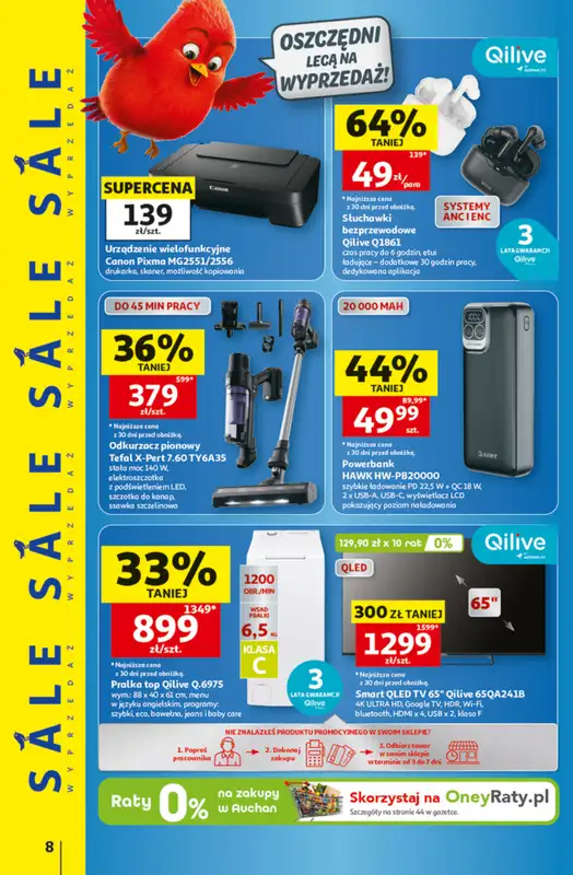 Auchan - gazetka promocyjna Gazetka 30 Lat Hipermarket Auchan od czwartku 25.06 do środy 01.07 - strona 8