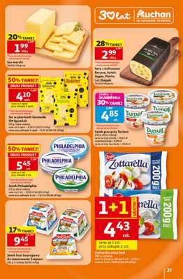 Auchan - gazetka promocyjna Gazetka 30 Lat Hipermarket Auchan od czwartku 25.06 do środy 01.07 - strona 27