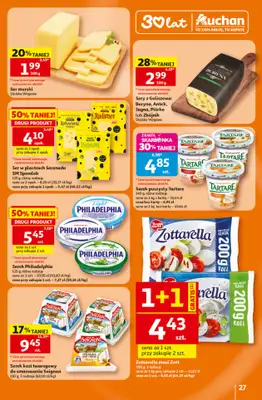 Auchan - gazetka promocyjna Gazetka 30 Lat Hipermarket Auchan od czwartku 25.06 do środy 01.07 - strona 27