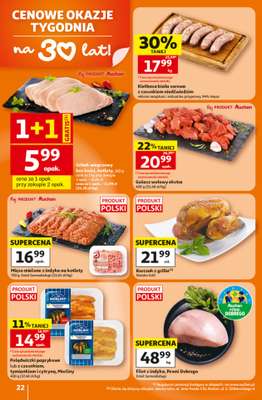 Auchan - gazetka promocyjna Gazetka 30 Lat Hipermarket Auchan od czwartku 25.06 do środy 01.07 - strona 22