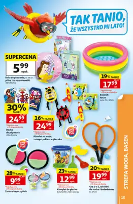 Auchan - gazetka promocyjna Gazetka 30 Lat Hipermarket Auchan od czwartku 25.06 do środy 01.07 - strona 15