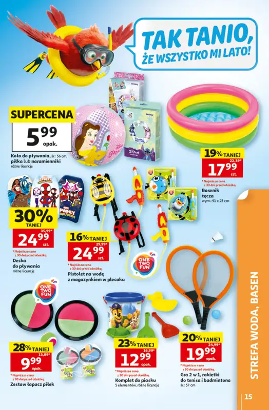Auchan - gazetka promocyjna Gazetka 30 Lat Hipermarket Auchan od czwartku 25.06 do środy 01.07 - strona 15