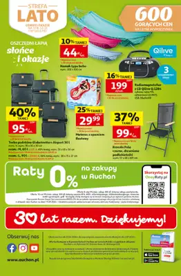 Auchan - gazetka promocyjna Gazetka 30 Lat Hipermarket Auchan od czwartku 25.06 do środy 01.07 - strona 45