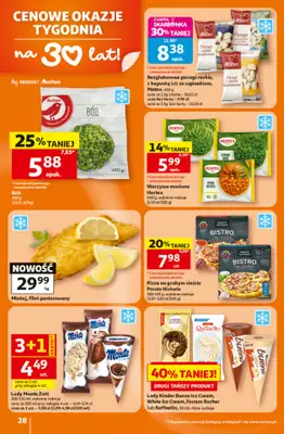 Auchan - gazetka promocyjna Gazetka 30 Lat Hipermarket Auchan od czwartku 25.06 do środy 01.07 - strona 28