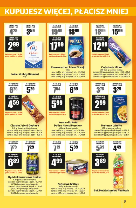 Auchan - gazetka promocyjna Gazetka ATAC Hiper Discount od czwartku 25.06 do środy 15.07 - strona 3