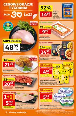 Auchan - gazetka promocyjna Gazetka 30 Lat Supermarket Auchan od czwartku 25.06 do środy 01.07 - strona 4