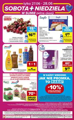 Carrefour - gazetka promocyjna Gazetka Niedziela handlowa w SUMIE pełna okazji od soboty 27.06 do niedzieli 28.06 - strona 2