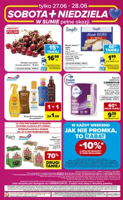 Carrefour - gazetka promocyjna Gazetka Niedziela handlowa w SUMIE pełna okazji od soboty 27.06 do niedzieli 28.06 - strona 2