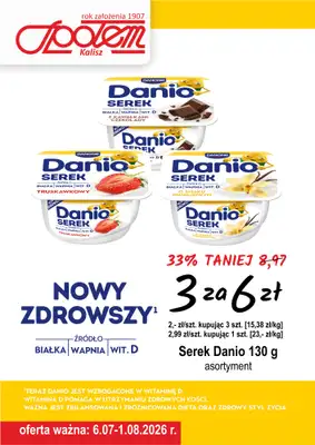 Społem - Blisko i Korzystnie - gazetka promocyjna Plakat promocyjny PSS Kalisz od poniedziałku 06.07 do soboty 01.08