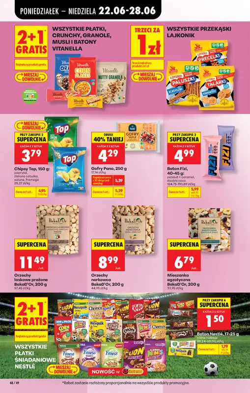 Biedronka - gazetka promocyjna Od poniedziałku, Z ladą tradycyjną od poniedziałku 22.06 do niedzieli 28.06 - strona 72