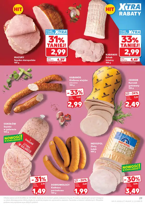 Kaufland - gazetka promocyjna Gazetka Tygodnia  do środy 01.07 - strona 29
