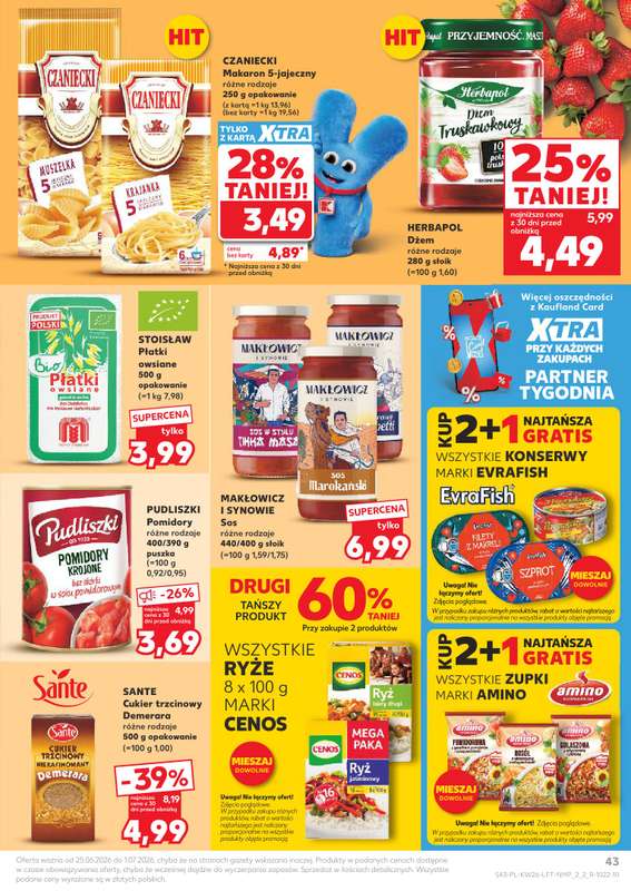 Kaufland - gazetka promocyjna Gazetka Tygodnia od czwartku 25.06 do środy 01.07 - strona 43