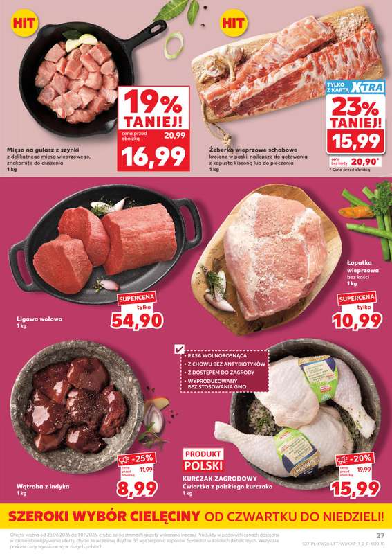 Kaufland - gazetka promocyjna Gazetka Tygodnia od czwartku 25.06 do środy 01.07 - strona 27