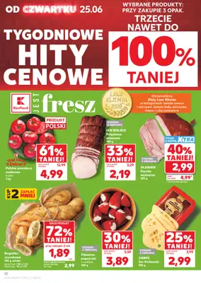 Kaufland - gazetka promocyjna Gazetka Tygodnia  do środy 01.07 - strona 12