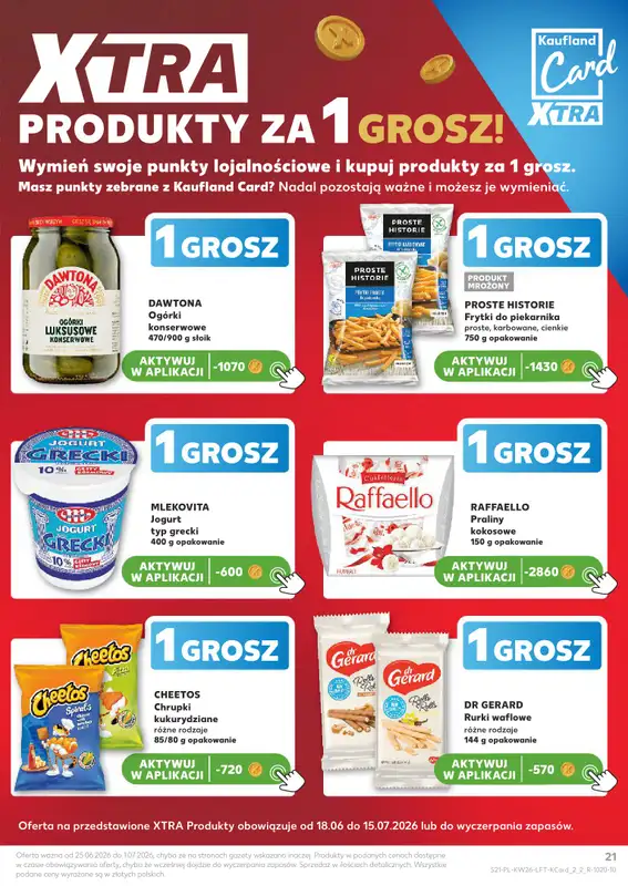 Kaufland - gazetka promocyjna Gazetka Tygodnia od czwartku 25.06 do środy 01.07 - strona 21