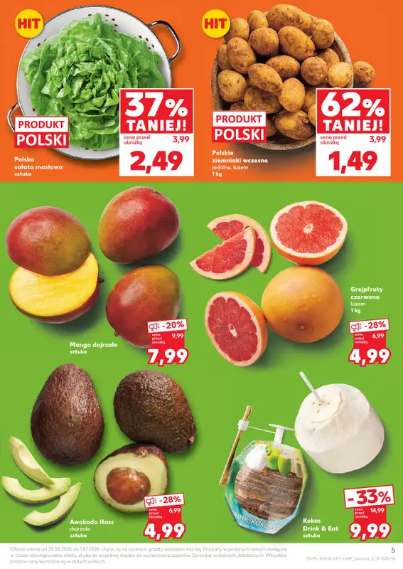 Kaufland - gazetka promocyjna Gazetka Tygodnia od czwartku 25.06 do środy 01.07 - strona 5