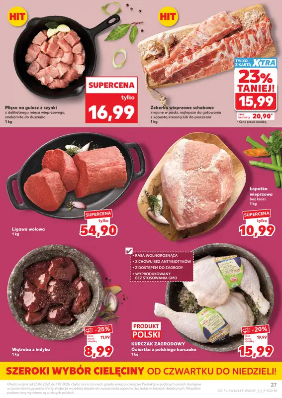 Kaufland - gazetka promocyjna Gazetka Tygodnia  do środy 01.07 - strona 27