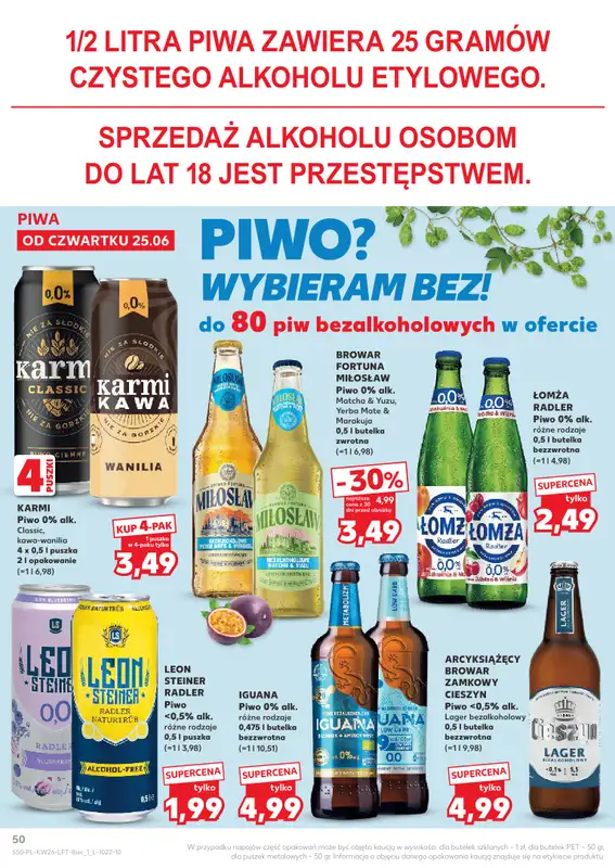 Kaufland - gazetka promocyjna Gazetka Tygodnia  do środy 01.07 - strona 50