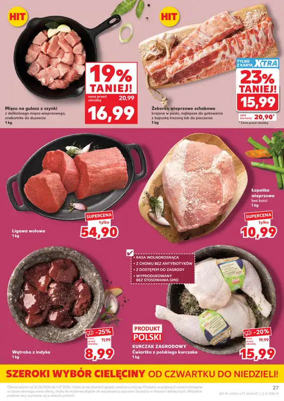 Kaufland - gazetka promocyjna Gazetka Tygodnia od czwartku 25.06 do środy 01.07 - strona 27
