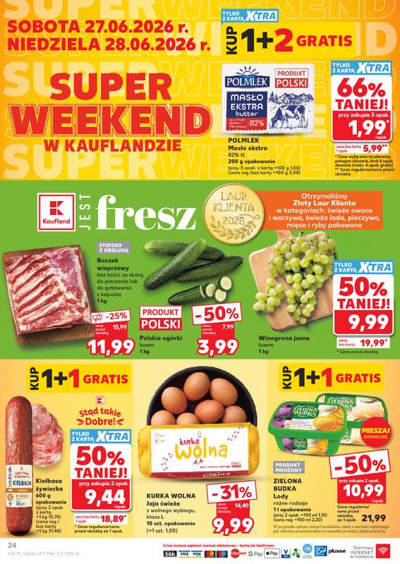 Kaufland - gazetka promocyjna Gazetka Tygodnia  do środy 01.07 - strona 24