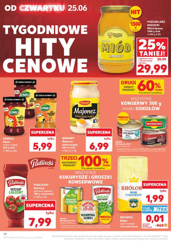 Kaufland - gazetka promocyjna Gazetka Tygodnia od czwartku 25.06 do środy 01.07 - strona 14
