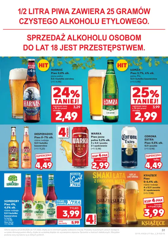 Kaufland - gazetka promocyjna Gazetka Tygodnia  do środy 01.07 - strona 51