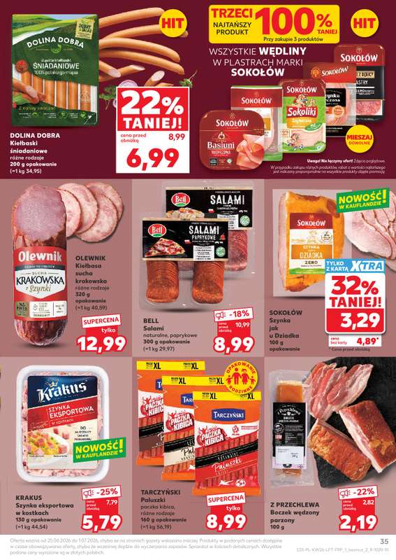 Kaufland - gazetka promocyjna Gazetka Tygodnia od czwartku 25.06 do środy 01.07 - strona 35