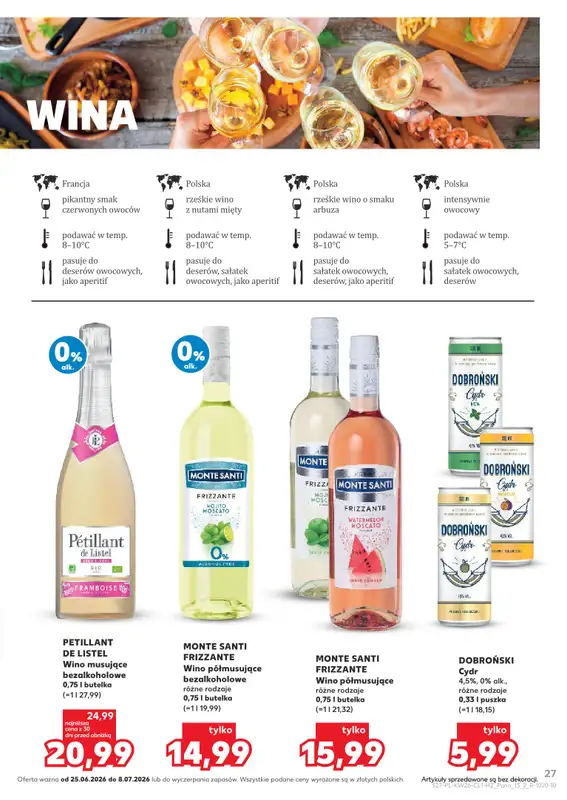 Kaufland - gazetka promocyjna Barek Kauflandu  do środy 08.07 - strona 27