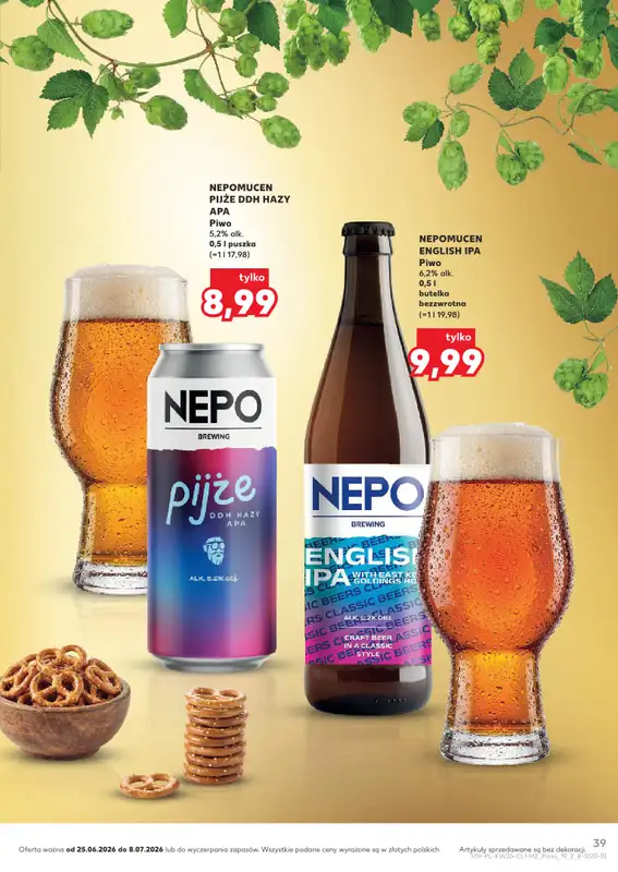 Kaufland - gazetka promocyjna Barek Kauflandu  do środy 08.07 - strona 39