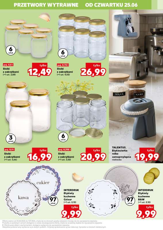 Kaufland - gazetka promocyjna Oferta Kaufland - kochamy przetwory! od czwartku 25.06 do środy 01.07 - strona 11