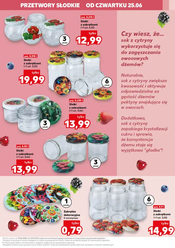 Kaufland - gazetka promocyjna Oferta Kaufland - kochamy przetwory!   - strona 3