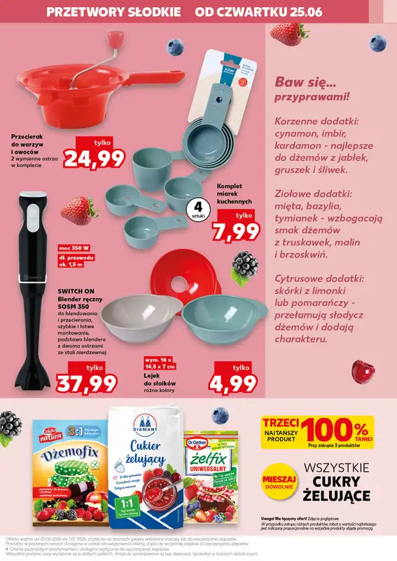 Kaufland - gazetka promocyjna Oferta Kaufland - kochamy przetwory!  do środy 01.07 - strona 7