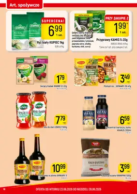 Delikatesy Piotruś Pan - gazetka promocyjna Gazetka od wtorku 23.06 do niedzieli 28.06 - strona 10