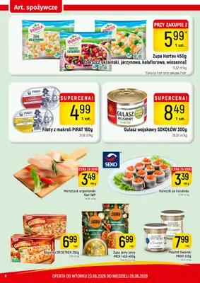 Delikatesy Piotruś Pan - gazetka promocyjna Gazetka od wtorku 23.06 do niedzieli 28.06 - strona 8