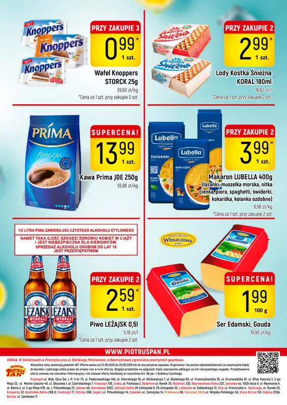 Delikatesy Piotruś Pan - gazetka promocyjna Gazetka od wtorku 23.06 do niedzieli 28.06 - strona 16