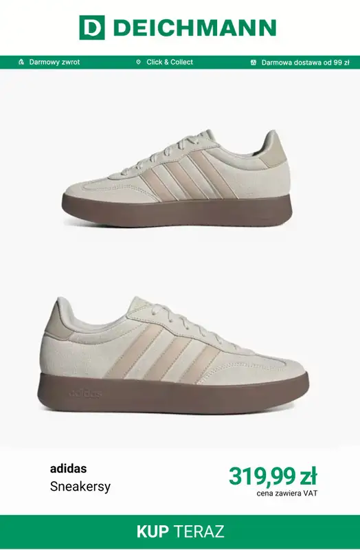 Deichmann - gazetka promocyjna Sneakersy damskie Adidas od wtorku 23.06  - strona 10