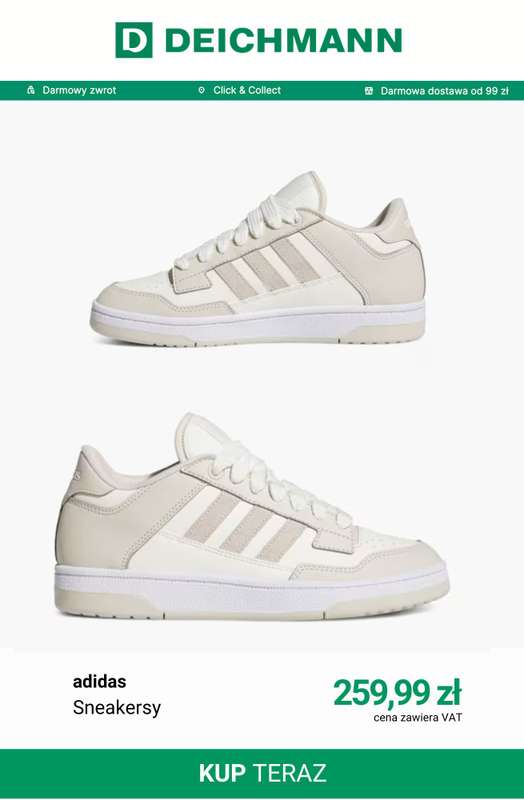 Deichmann - gazetka promocyjna Sneakersy damskie Adidas od wtorku 23.06  - strona 4